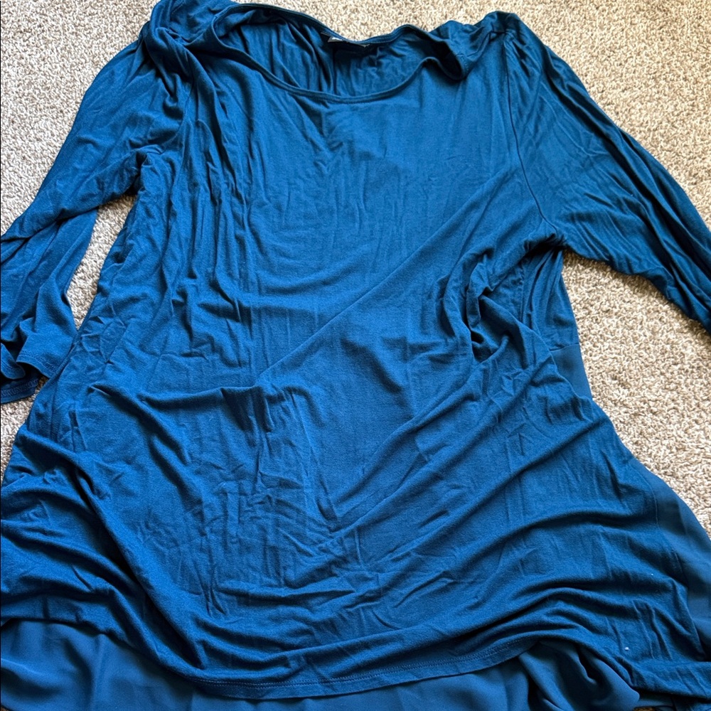 Alfani Teal Top